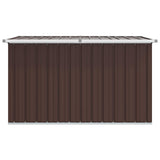 Garden Storage Box Brown 149x99x93 cm - 45-Degree Angle