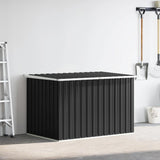 Garden Storage Box Anthracite 171x99x93 cm - Side View