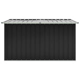 Garden Storage Box Anthracite 171x99x93 cm - Rear View