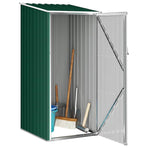 Garden Shed Green 87x98x159 cm Galvanised Steel