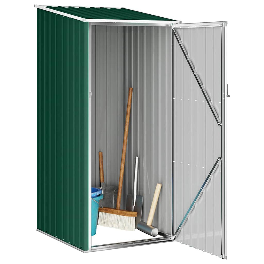 Garden Shed Green 87x98x159 cm Galvanised Steel