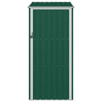 Garden Shed Green 87x98x159 cm Galvanised Steel