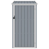 Garden Shed Grey 87x98x159 cm Galvanised Steel