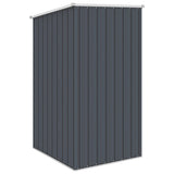 Garden Shed Anthracite 87x98x159 cm Galvanised Steel - Top-Down View
