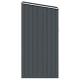 Garden Shed Anthracite 87x98x159 cm Galvanised Steel - 45-Degree Angle