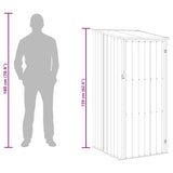 Garden Shed Anthracite 87x98x159 cm Galvanised Steel