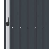 Garden Firewood Shed Anthracite 245x98x159 cm Galvanised Steel