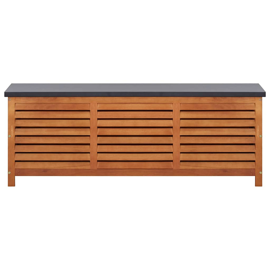 Garden Storage Box 150x50x55 cm Solid Eucalyptus Wood