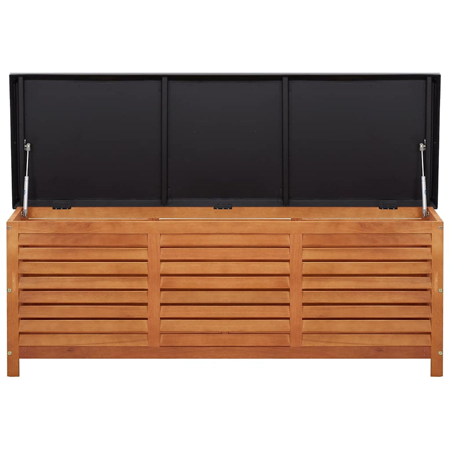 Garden Storage Box 150x50x55 cm Solid Eucalyptus Wood