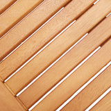 Garden Bench 64 cm Solid Eucalyptus Wood - 45-Degree Angle