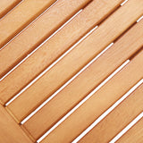 2-Seater Garden Bench 120 cm Solid Eucalyptus Wood - 45-Degree Angle