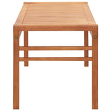 3-Seater Garden Bench 150 cm Solid Eucalyptus Wood