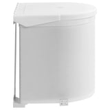 Kitchen Built-in Dust Bin Plastic 8 L - Side View