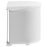 Kitchen Built-in Dust Bin Plastic 12 L - Side View