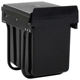 Kitchen Cupboard Pull-out Dustbin Soft-Close 20 L - Front View