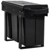 Kitchen Cupboard Pull-out Dustbin Soft-Close 36 L - Front View