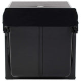 Kitchen Cupboard Pull-out Dustbin Soft-Close 48 L - Side View