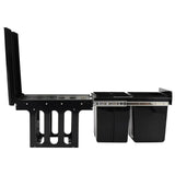 Kitchen Cupboard Pull-out Dustbin Soft-Close 48 L - 45-Degree Angle
