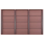 Floor Element for Solar Shower Brown 101x63x5.5 cm WPC