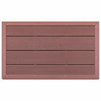 Floor Element for Solar Shower Brown 101x63x5.5 cm WPC