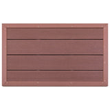 Floor Element for Solar Shower Brown 101x63x5.5 cm WPC - Side View