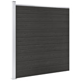 Garden Fence WPC 175x186 cm Grey