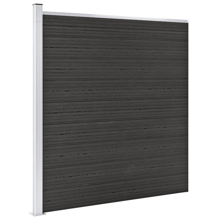 Garden Fence WPC 175x186 cm Grey