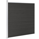 Garden Fence WPC 175x186 cm Grey