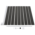 Garden Fence WPC 175x186 cm Grey