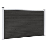 Garden Fence WPC 180x105 cm Grey - Front View