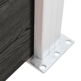 Garden Fence WPC 180x105 cm Grey