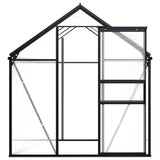 Greenhouse Anthracite Aluminium 3.61 m² - Side View