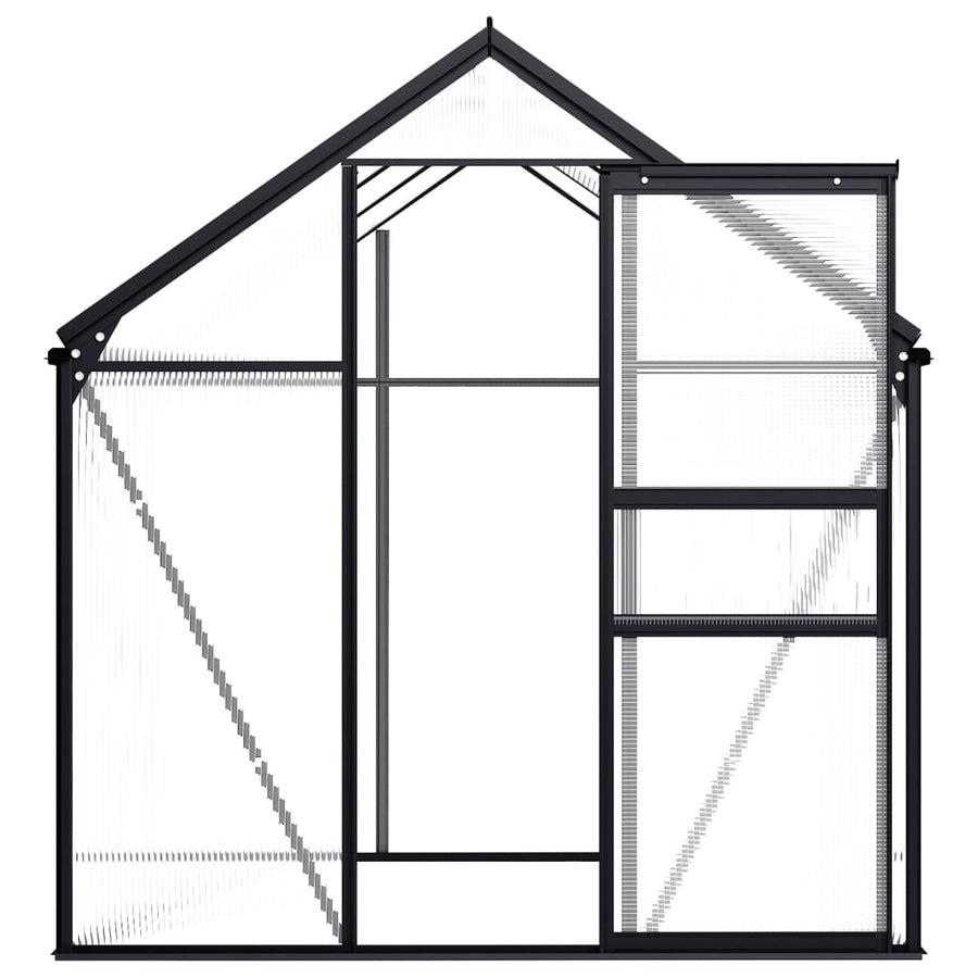 Greenhouse Anthracite Aluminium 3,61 m²