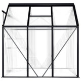 Greenhouse Anthracite Aluminium 3.61 m² - 45-Degree Angle