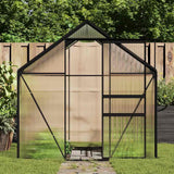 Greenhouse Anthracite Aluminium 4.75 m² - Front View