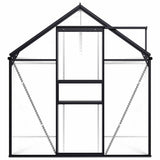 Greenhouse Anthracite Aluminium 4.75 m² - Side View