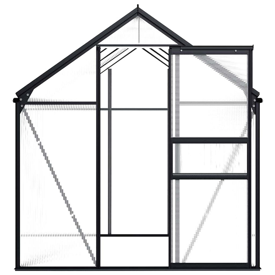 Greenhouse Anthracite Aluminium 4,75 m²