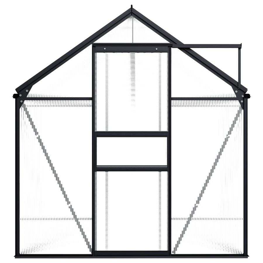 Greenhouse Anthracite Aluminium 5,89 m²