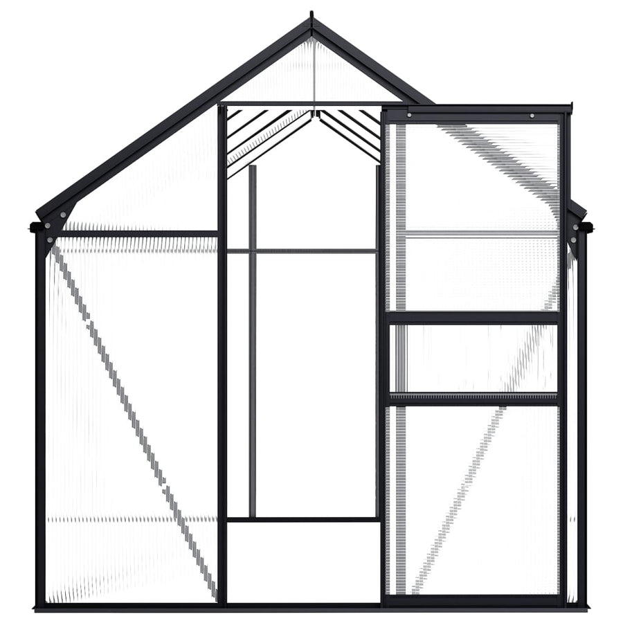 Greenhouse Anthracite Aluminium 5,89 m²
