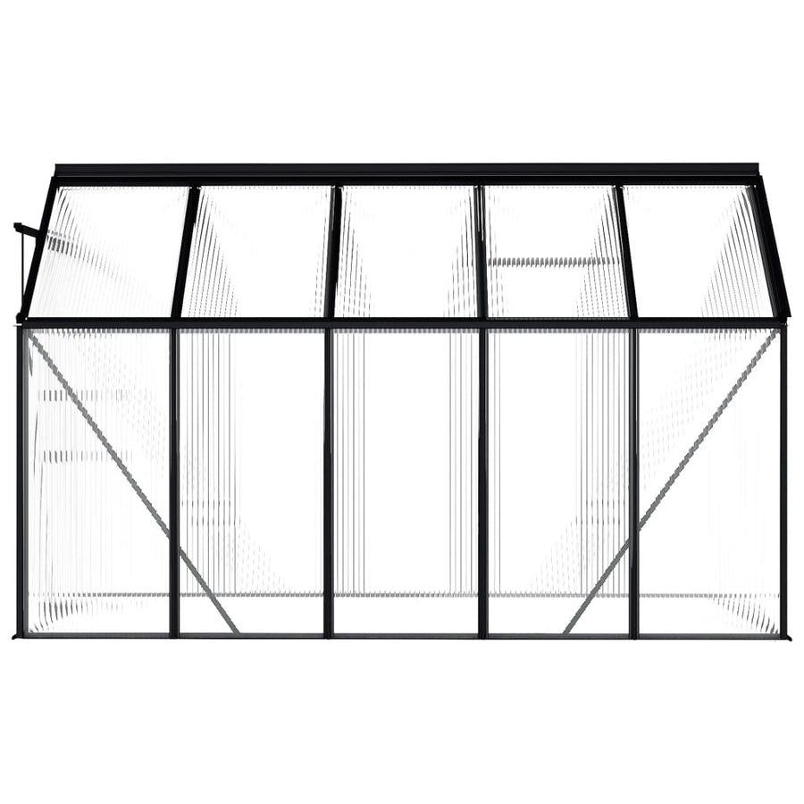 Greenhouse Anthracite Aluminium 5,89 m²