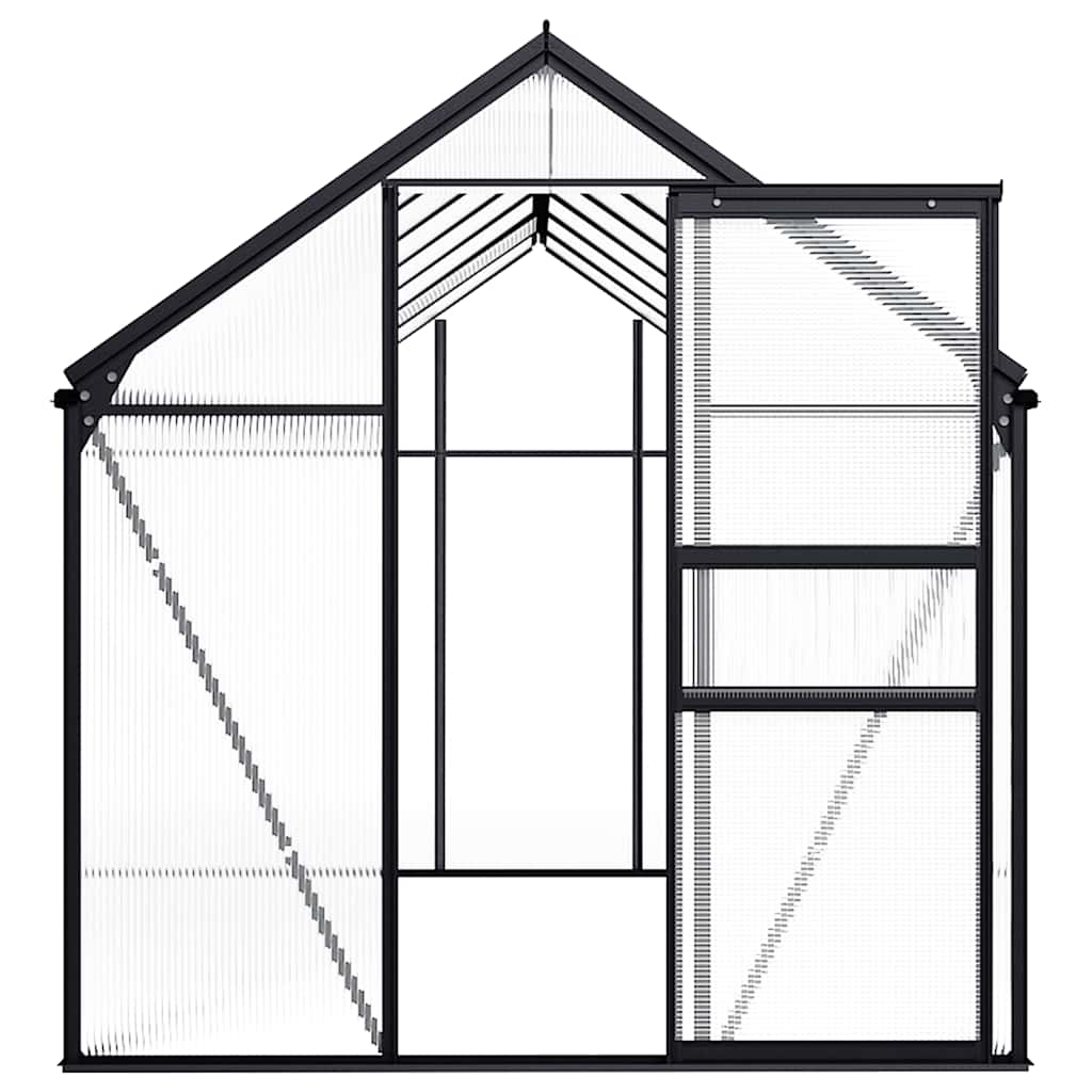 Greenhouse Anthracite Aluminium 8.17 m²