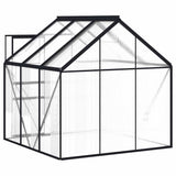 Greenhouse with Base Frame Anthracite Aluminium 3.61 m²
