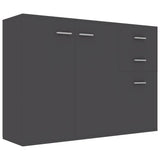 Sideboard Grey 105x30x75 cm Engineered Wood