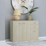 Sideboard Sonoma Oak 105x30x75 cm Engineered Wood