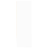 Bookshelf White 80x24x75 cm Engineered Wood - Rear View