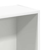 Bookshelf White 80x24x75 cm Engineered Wood - Close-Up Angle