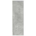 Bookshelf Concrete Grey 80x24x75 cm Engineered Wood