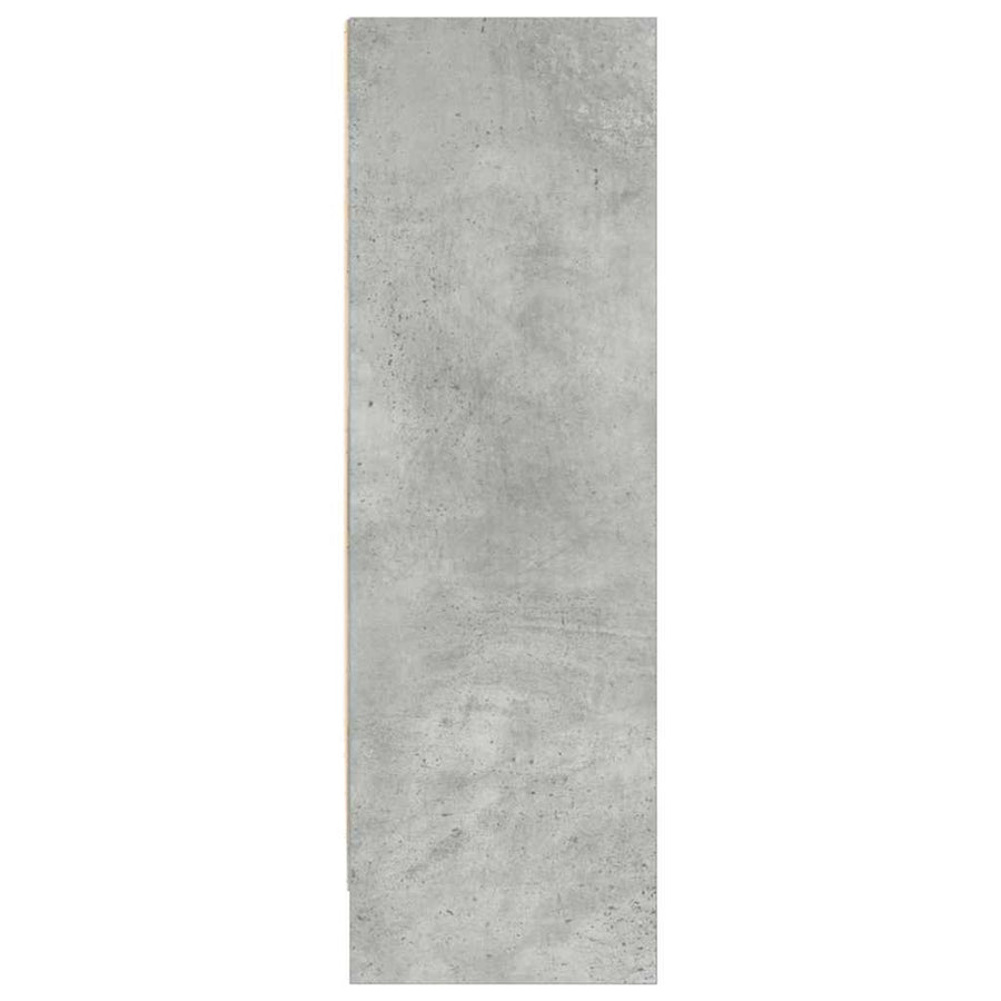 Bookshelf Concrete Grey 80x24x75 cm Engineered Wood