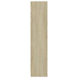 Bookshelf Sonoma Oak 80x24x108 cm Engineered Wood - 45-Degree Angle