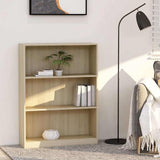 Bookshelf Sonoma Oak 80x24x108 cm Engineered Wood